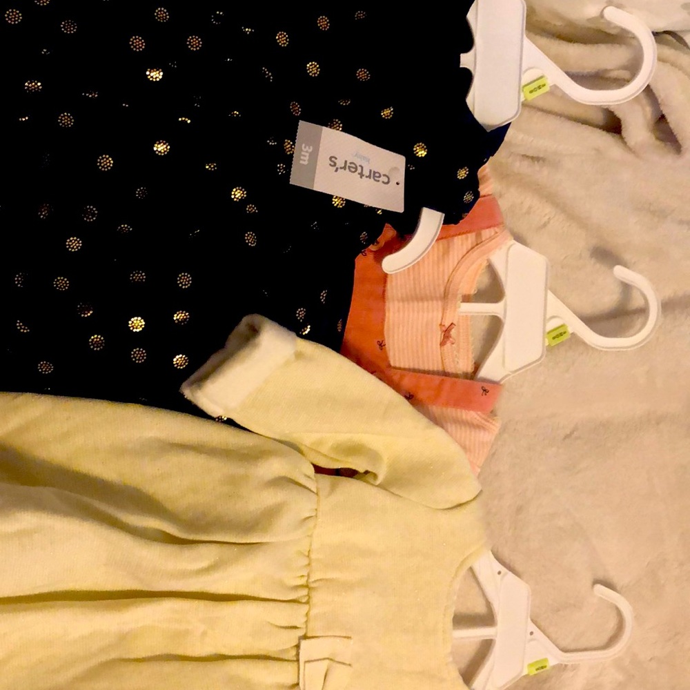3 baby girl dresses 3 month size